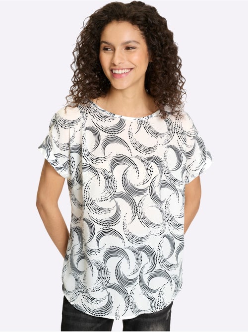 Chemisier Motif Abstrait - Taille Standard - Helline - Kiabi