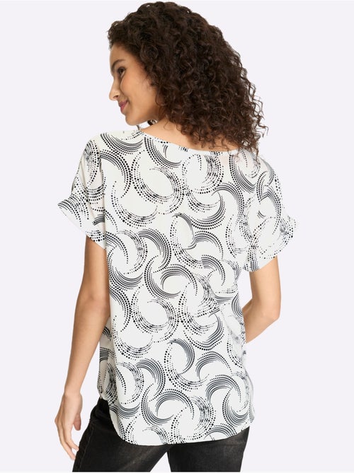 Chemisier Motif Abstrait - Taille Standard - Helline - Kiabi