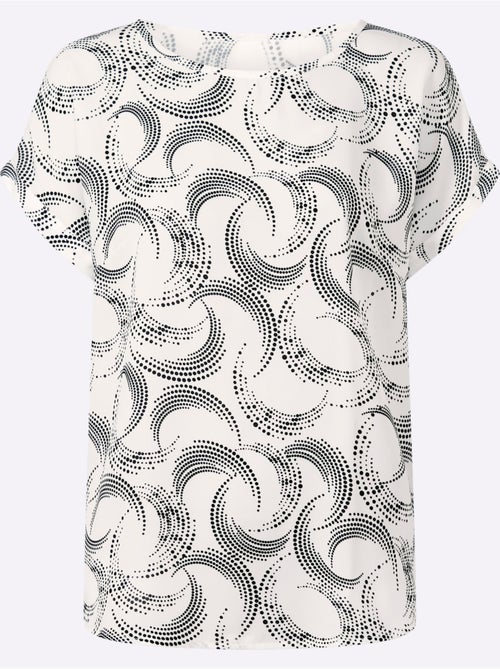 Chemisier Motif Abstrait - Taille Standard - Helline - Kiabi