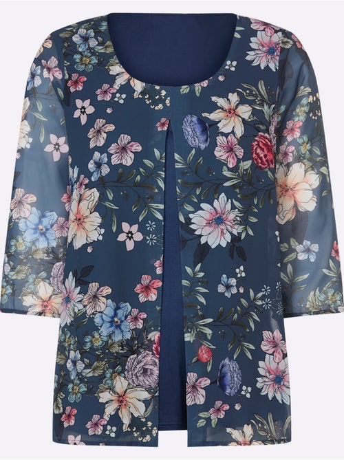 Chemisier Motif Féminin - Taille Standard - Witt - Kiabi
