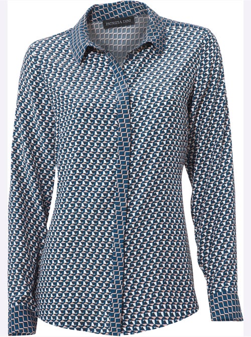 Chemisier Motif Imprimé - Taille Standard - Helline - Kiabi Chemisier Motif Imprimé - Taille Standard - Helline - Kiabi