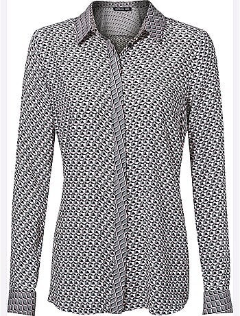 Chemisier Motif Imprimé - Taille Standard - Helline