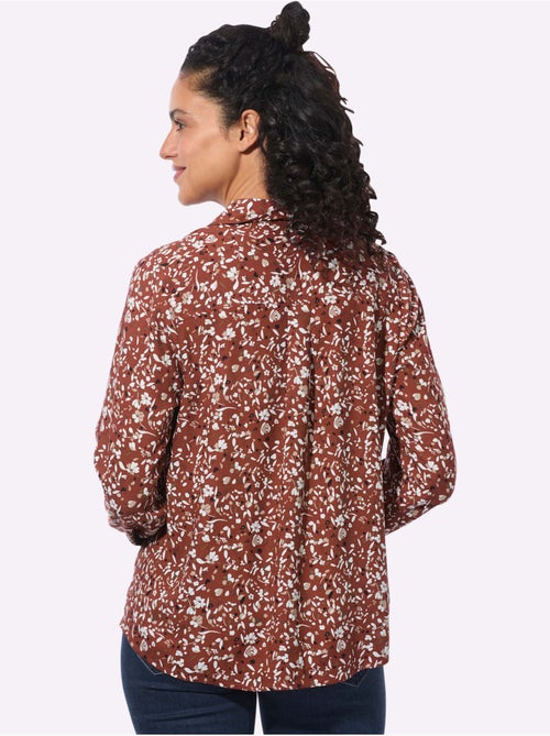 Chemisier Motif Imprimé - Taille Standard - Witt - Kiabi Chemisier Motif Imprimé - Taille Standard - Witt - Kiabi