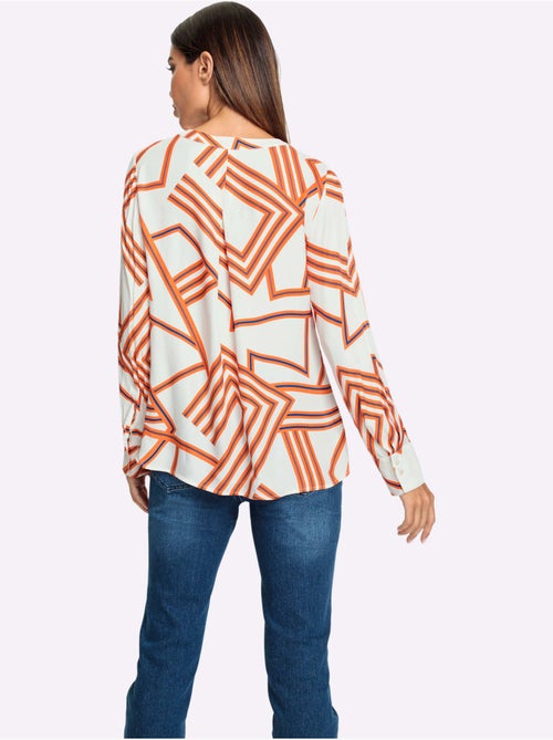 Chemisier Motif Imprimé Exclusif - Taille Standard - helline - Kiabi