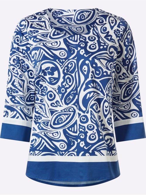 Chemisier Motif Imprimé Exclusif - Taille Standard - Helline - Kiabi