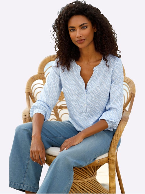 Chemisier Motif Imprimé Exclusif - Taille Standard - helline - Kiabi