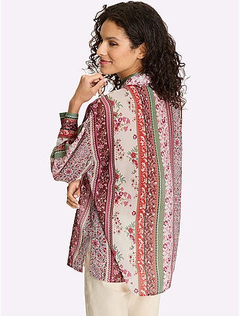 Chemisier Motif Imprimé Exclusif - Taille Standard - helline