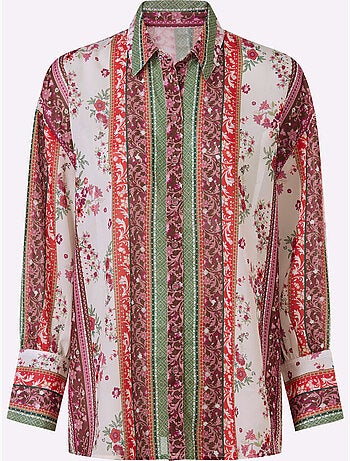 Chemisier Motif Imprimé Exclusif - Taille Standard - helline