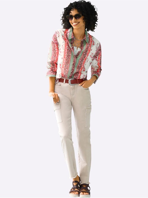 Chemisier Motif Imprimé Exclusif - Taille Standard - helline - Kiabi