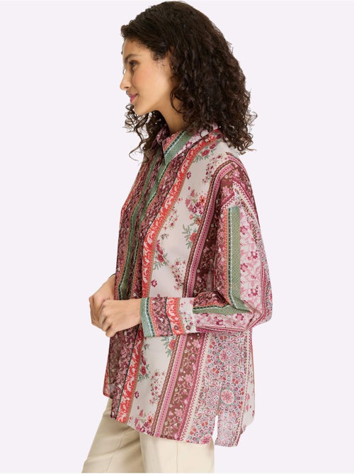 Chemisier Motif Imprimé Exclusif - Taille Standard - helline - Kiabi