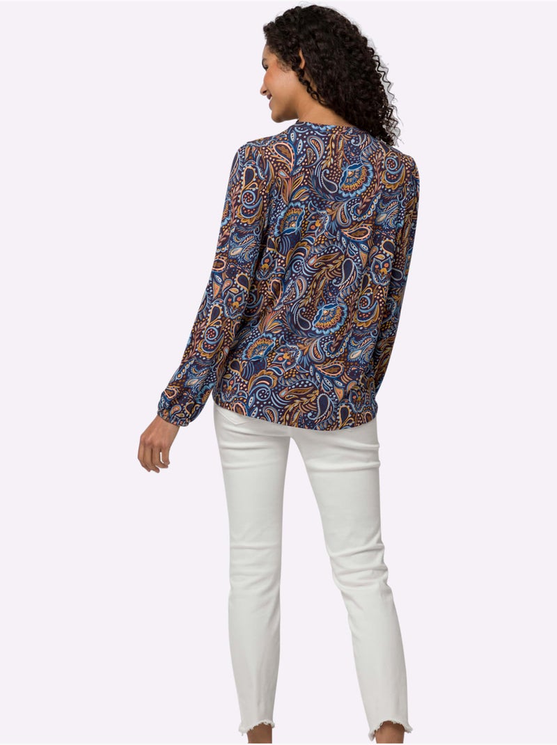 Chemisier Motif Paisley Coloré - Taille Standard - Helline Ambre - Kiabi