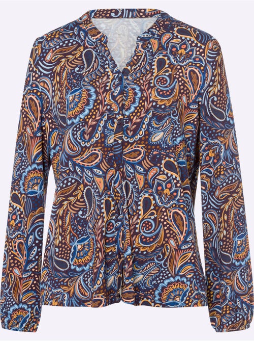 Chemisier Motif Paisley Coloré - Taille Standard - Helline - Kiabi Chemisier Motif Paisley Coloré - Taille Standard - Helline - Kiabi