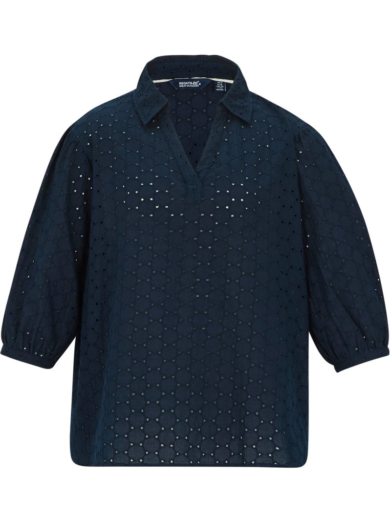 Chemisier motif/style à rayures nofino - regatta Bleu clair - Kiabi
