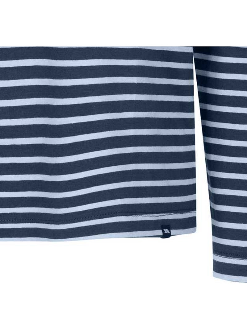 Chemisier motif/style rayure fil teint karen - trespass Bleu marine - Kiabi
