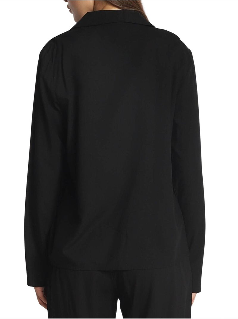 Chemisier motif/style uni - calvin klein Noir - Kiabi