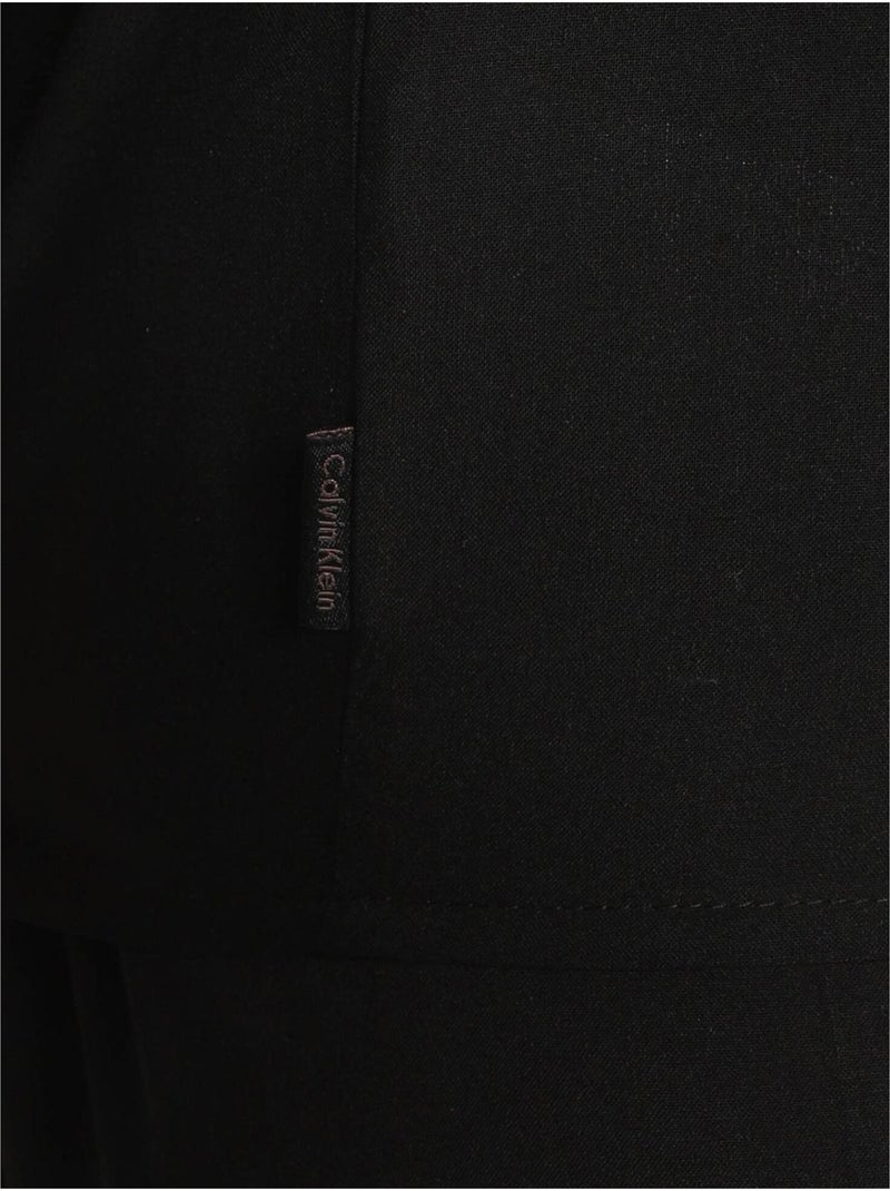 Chemisier motif/style uni - calvin klein Noir - Kiabi