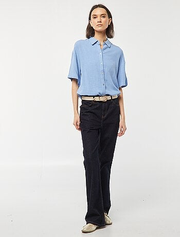 Chemisier oversize en lin