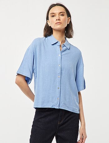 Chemisier oversize en lin