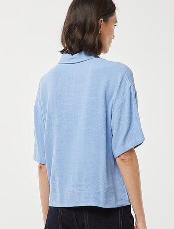 Chemisier oversize en lin