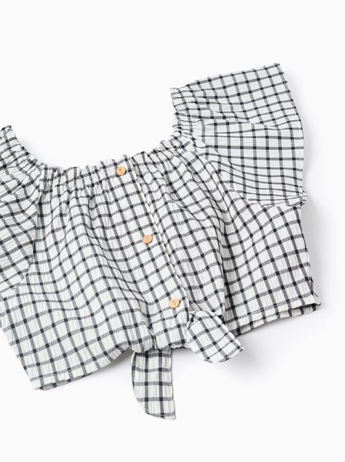 Chemisier Paysan à Motif Vichy - Kiabi