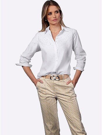 Chemisier Petites Pierres Brillantes Fantaisie - Taille Standard - Helline