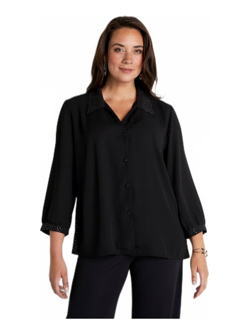 Chemisier plissé dos mi-long - Kiabi