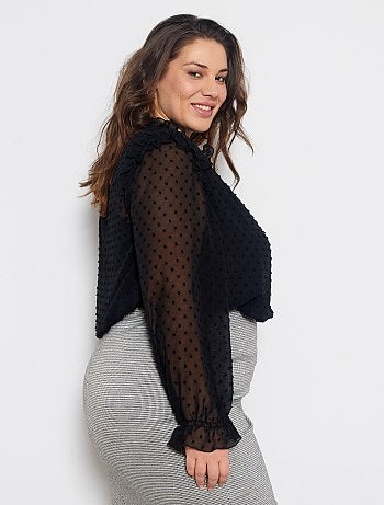 Chemisier plumetis - Kiabi