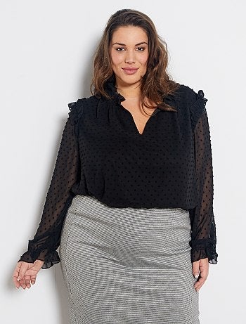 Chemisier plumetis - Kiabi