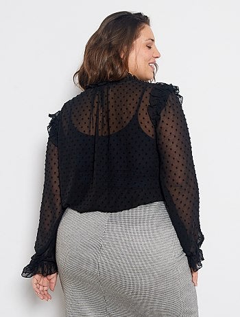 Chemisier plumetis - Kiabi