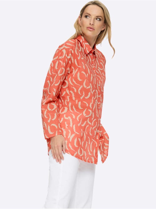 Chemisier Pur Coton - Taille Standard - Helline - Kiabi Chemisier Pur Coton - Taille Standard - Helline - Kiabi