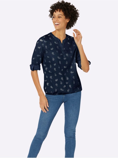 Chemisier pur coton - taille standard - witt - Kiabi Chemisier pur coton - taille standard - witt - Kiabi
