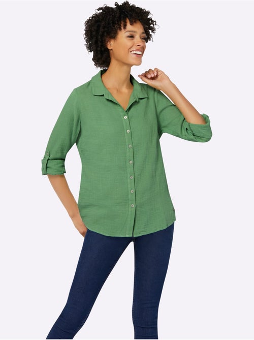 Chemisier Pur Coton - Taille Standard - Witt - Kiabi