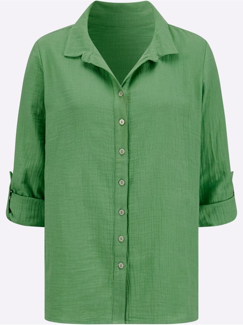 Chemisier Pur Coton - Taille Standard - Witt - Kiabi