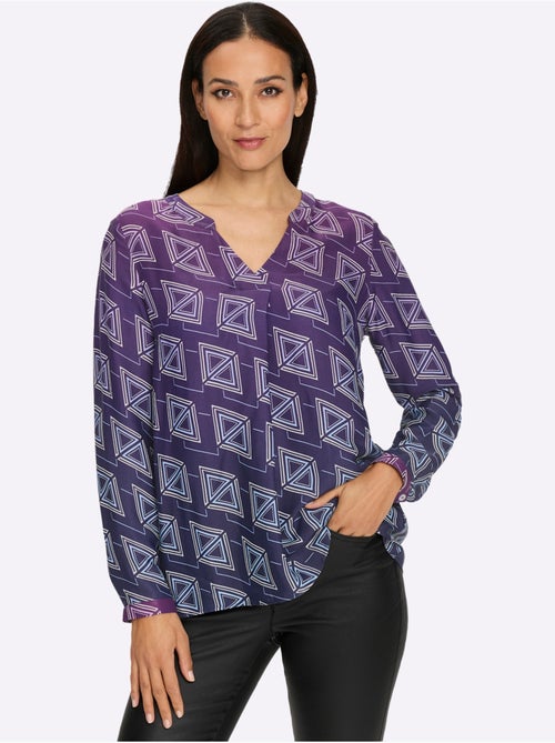 Chemisier pure viscose - taille standard - helline - Kiabi Chemisier pure viscose - taille standard - helline - Kiabi