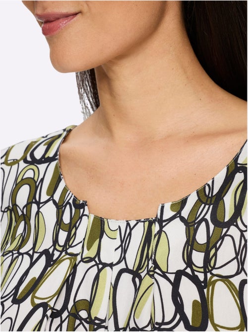 Chemisier Pure Viscose - Taille Standard - Helline - Kiabi Chemisier Pure Viscose - Taille Standard - Helline - Kiabi