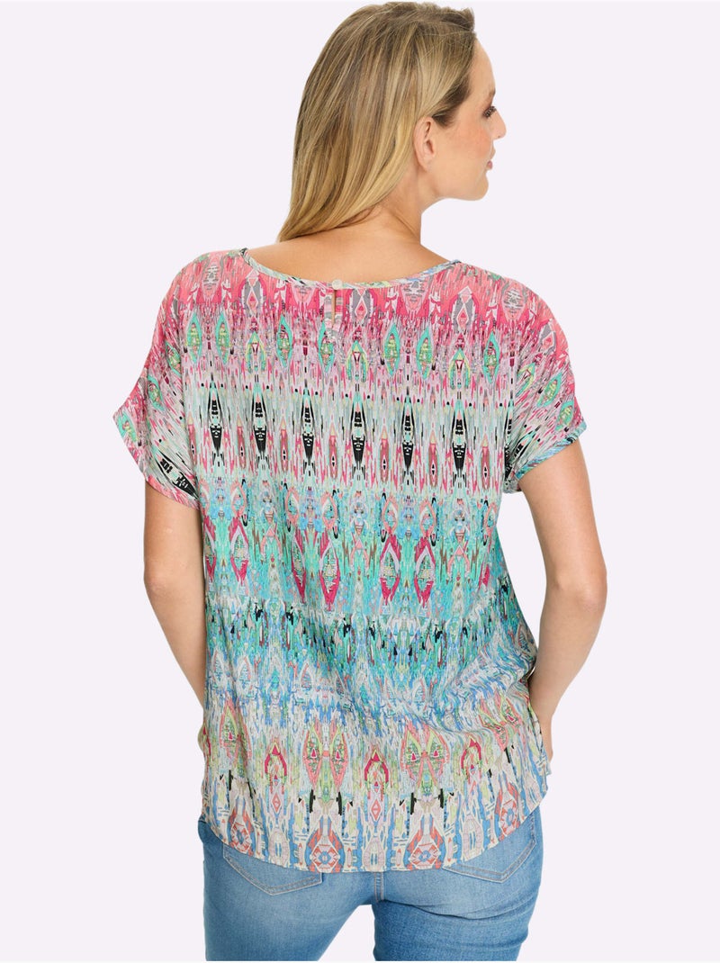 Chemisier Pure Viscose - Taille Standard - Helline Rose - Kiabi