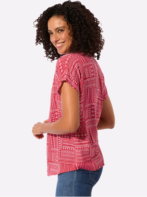 Chemisier Pure Viscose - Taille Standard - Witt - Kiabi Chemisier Pure Viscose - Taille Standard - Witt - Kiabi