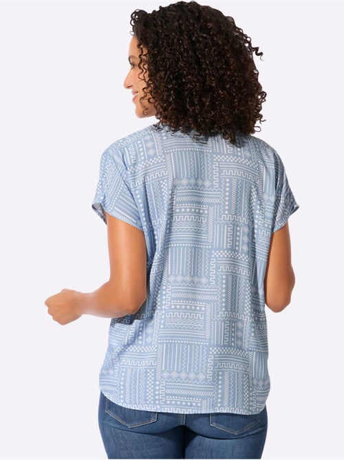 Chemisier Pure Viscose - Taille Standard - Witt - Kiabi Chemisier Pure Viscose - Taille Standard - Witt - Kiabi