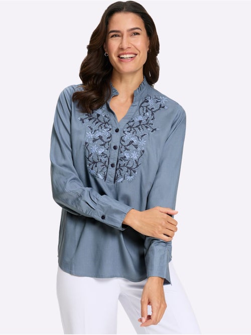 Chemisier Pure Viscose - Taille Standard - Witt - Kiabi Chemisier Pure Viscose - Taille Standard - Witt - Kiabi