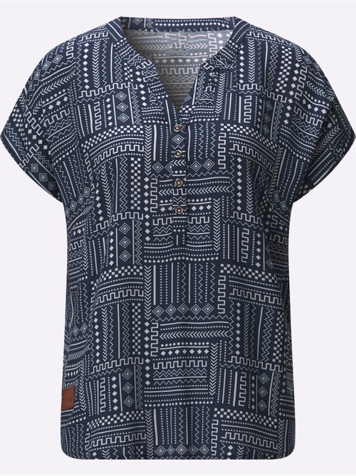 Chemisier Pure Viscose - Taille Standard - Witt - Kiabi Chemisier Pure Viscose - Taille Standard - Witt - Kiabi