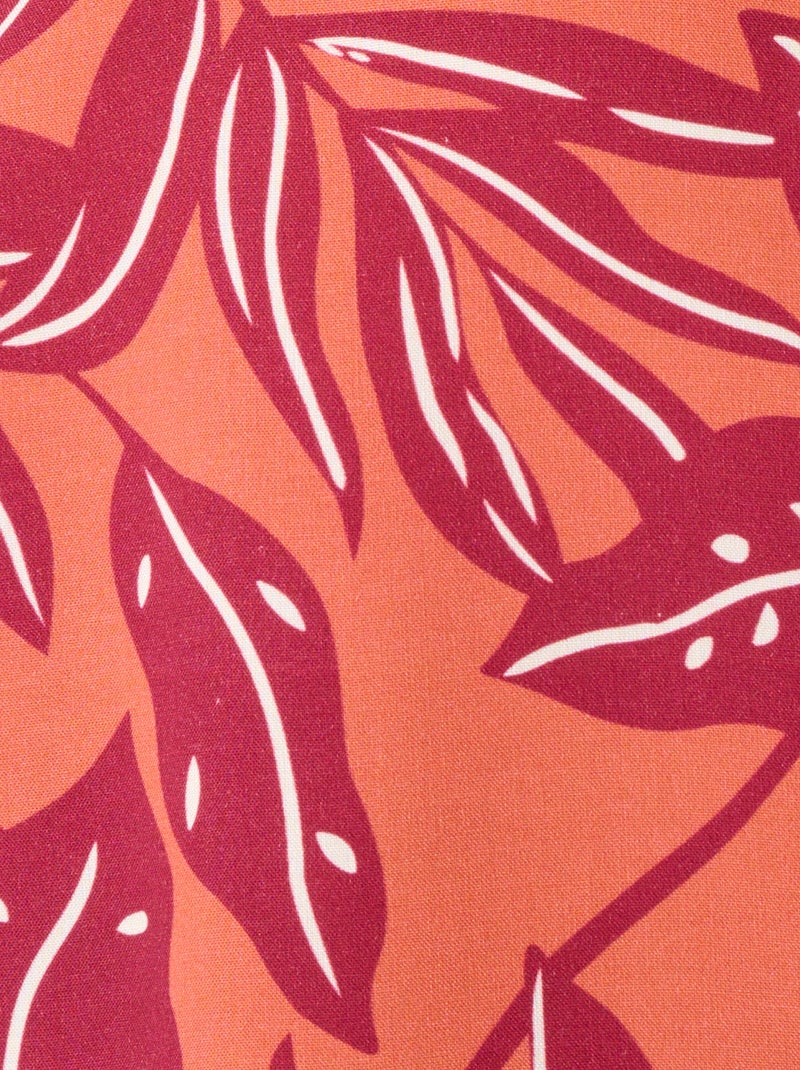 Chemisier pure viscose Climatyl - Damart Orange - Kiabi