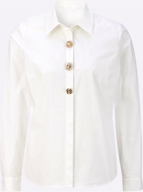 Chemisier qualité coton - taille standard - helline - Kiabi Chemisier qualité coton - taille standard - helline - Kiabi