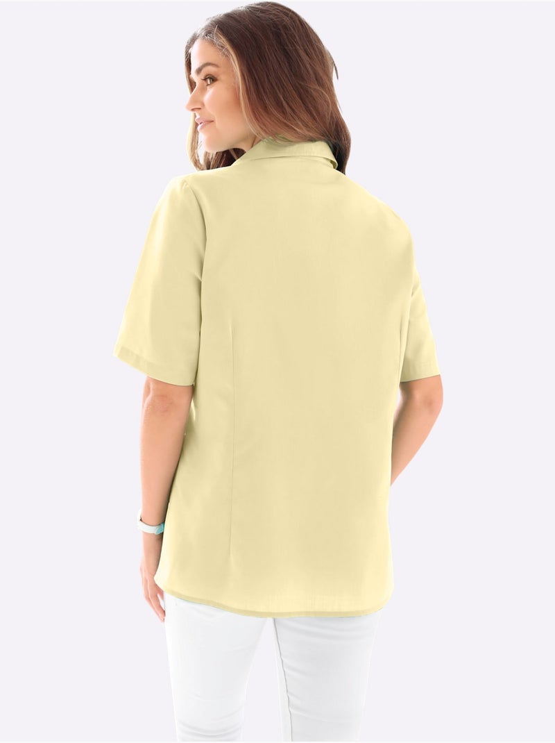 Chemisier Qualité Légère, Confortable à Porter - Taille Standard - Moda Vilona Jaune - Kiabi