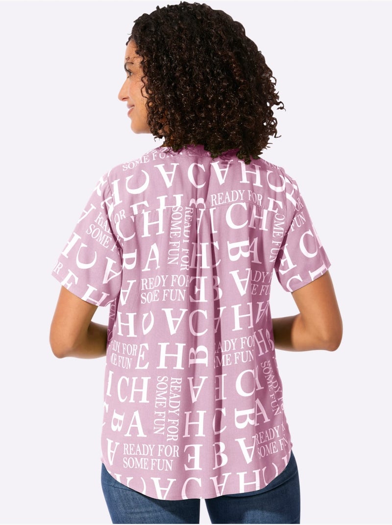 Chemisier Qualité Légère, Confortable à Porter - Taille Standard - Witt Mauve - Kiabi