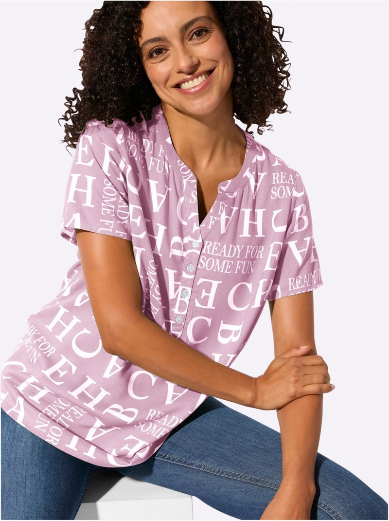 Chemisier Qualité Légère, Confortable à Porter - Taille Standard - Witt Mauve - Kiabi
