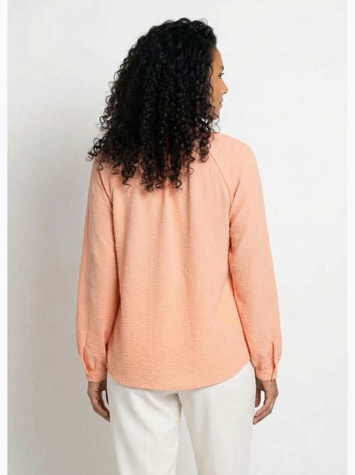 Chemisier raglan ample col V boutonné - Afibel - Kiabi