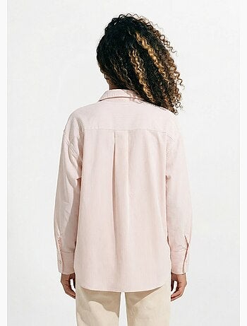 Chemisier rayé + 3 broches métal étoile