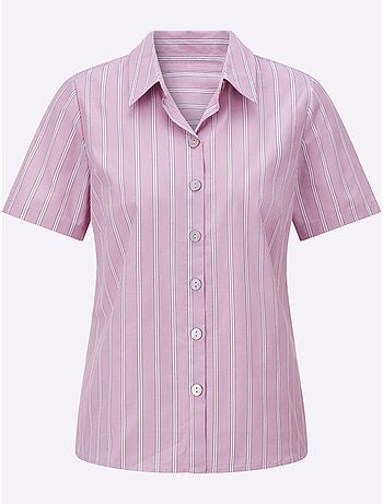 Chemisier Rayé 50% Coton - Taille Standard - Witt