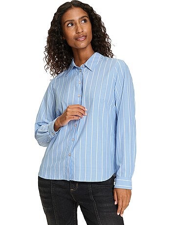Chemisier Rayé Longues Rayures Affinantes - Taille Standard - helline