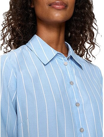 Chemisier Rayé Longues Rayures Affinantes - Taille Standard - helline
